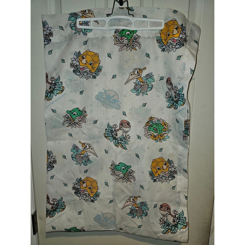 Vintage The Land Before Time 1 Pair Of Curtains 42x64